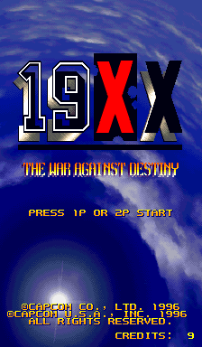 19XX: The War Against Destiny (USA 951207) Title Screen